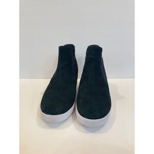 Sorel Out N About III Wedge Black Suede Waterproof Ankle Boots Womens 8